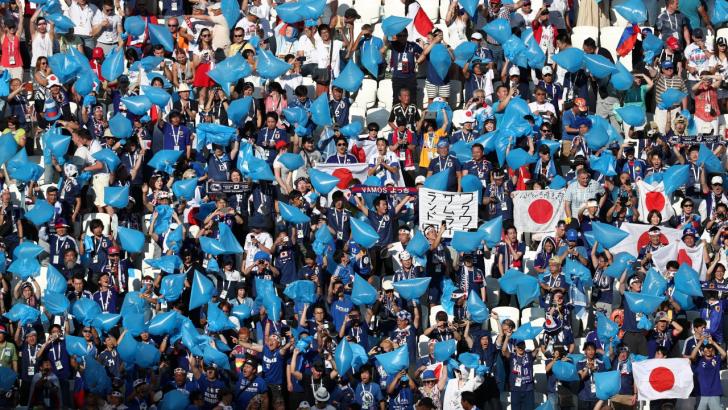 Japan football fans